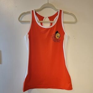 Augusta SportsWear (Women’s Medium) Volleyball Humor Graphic Red Tank Top